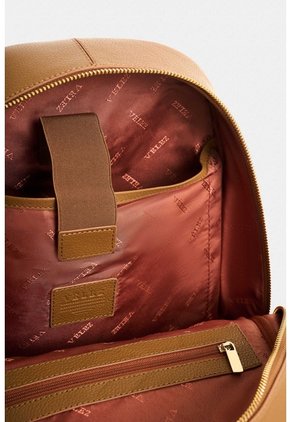 Morral Brumia En Cuero Para Mujer Morral Brumia En Cuero Para Mujer Miel VÉLEZ