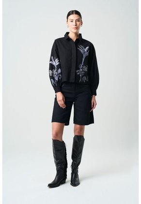 Chaqueta Dune Para Mujer Detalle Bordado Chaqueta Dune Para Mujer Detalle Bordado Negro L VÉLEZ