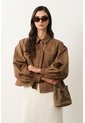 Chaqueta Cropped Para Mujer Surco Chaqueta Cropped Para Mujer Surco Tabaco S VÉLEZ de Vélez