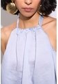 Top Halter Con Esferas Para Mujer Rouge Top Halter Con Esferas Para Mujer Rouge Azul Claro 12 VÉLEZ de Vélez