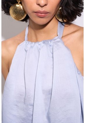 Top Halter Con Esferas Para Mujer Rouge Top Halter Con Esferas Para Mujer Rouge Azul Claro 12 VÉLEZ