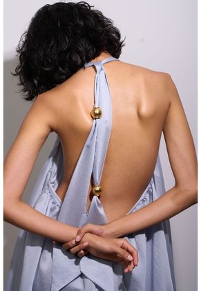 Top Halter Con Esferas Para Mujer Rouge Top Halter Con Esferas Para Mujer Rouge Azul Claro 12 VÉLEZ
