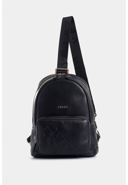 Manos Libres Enif De Cuero Para Hombre Detalle Tejido Manos Libres Enif De Cuero Para Hombre Detalle Tejido Negro Vélez