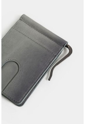 Porta Billetes Caval De Cuero Para Hombre Gancho Metálico Porta Billetes Caval De Cuero Para Hombre Gancho Metálico Agua Marina Vélez