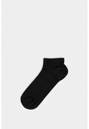 Calcetines Tobilleros Lines 3 De Algodón Para Hombre Detalle Acanalado Calcetines Tobilleros Lines 3 De Algodón Para Hombre Detalle Acanalado Negro XS VÉLEZ