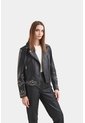 Biker Iris De Cuero Para Mujer Detalles Bordados Con Pedrería Biker Iris De Cuero Para Mujer Detalles Bordados Con Pedrería Negro S VÉLEZ de Vélez