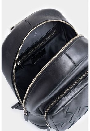 Manos Libres Enif De Cuero Para Hombre Detalle Tejido Manos Libres Enif De Cuero Para Hombre Detalle Tejido Negro Vélez