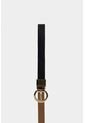 Cinturón Doble Faz Tulipan De Cuero Para Mujer Puntera Hexagonal Cinturón Doble Faz Tulipan De Cuero Para Mujer Puntera Hexagonal Negro M VÉLEZ de Vélez