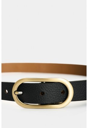 Cinturón Doble Faz De Cuero Para Mujer Inti Cinturón Doble Faz De Cuero Para Mujer Inti Negro XL VÉLEZ