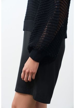 Sweater Tejido Taroa Para Mujer Semi Cropped Sweater Tejido Taroa Para Mujer Semi Cropped Negro XS VÉLEZ