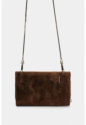 Billetera Palma De Cuero Folia Para Mujer Con Cadena Billetera Palma De Cuero Folia Para Mujer Con Cadena Bronce VÉLEZ