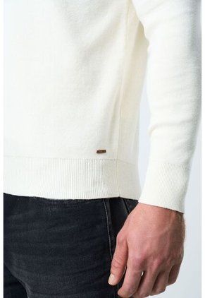 Sweater Misuri Tejido Para Hombre Cuello Alto Sweater Misuri Tejido Para Hombre Cuello Alto Crema M VÉLEZ