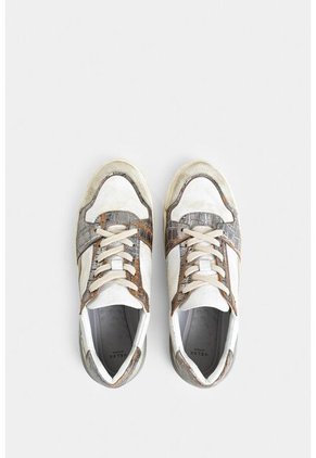 Tenis Caja Umbra De Cuero Para Mujer Detalle Folia Tenis Caja Umbra De Cuero Para Mujer Detalle Folia Blanco 40 VÉLEZ