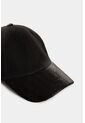 Gorra 6 Paneles En Dril Y Cuero Para Hombre Circe Gorra 6 Paneles En Dril Y Cuero Para Hombre Circe Negro M VÉLEZ de Vélez