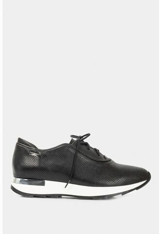 Zapatos Cordón De Cuero Para Mujer Suela Deportiva Zapatos Cordón De Cuero Para Mujer Suela Deportiva Negro 35 VÉLEZ Vélez