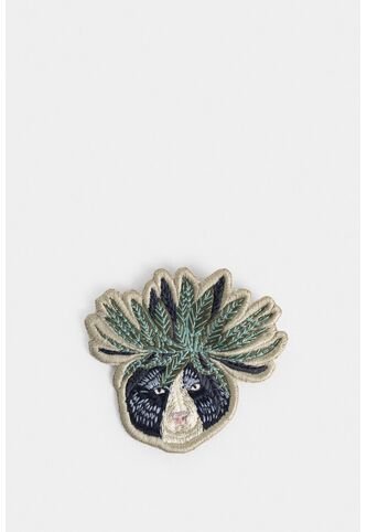 Pin Oso Bordado Para Mujer Sobre Textil Pin Oso Bordado Para Mujer Sobre Textil Azul VÉLEZ Vélez