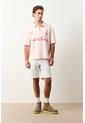 Polo Cropped En Algodón Para Hombre Primavera Polo Cropped En Algodón Para Hombre Primavera Rosado XXL VÉLEZ de Vélez