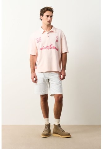 Polo Cropped En Algodón Para Hombre Primavera Polo Cropped En Algodón Para Hombre Primavera Rosado XXL VÉLEZ Vélez