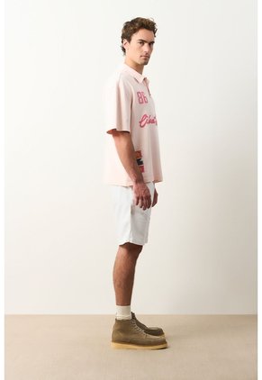 Polo Cropped En Algodón Para Hombre Primavera Polo Cropped En Algodón Para Hombre Primavera Rosado XXL VÉLEZ