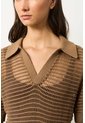 Polo Tejida Lascar Para Mujer Fit Holgado Polo Tejida Lascar Para Mujer Fit Holgado Miel M VÉLEZ de Vélez