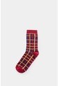 Calcetines Media Pierna Tartan Para Hombre Calcetines Media Pierna Tartan Para Hombre Rojo XS VÉLEZ de Vélez