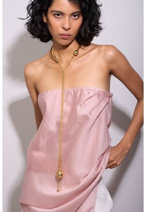 Vestido Strapless Asimétrico Para Mujer Gatsby Vestido Strapless Asimétrico Para Mujer Gatsby Rosado XL VÉLEZ