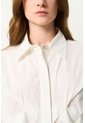 Camisa Tipo Globo Para Mujer Bila Camisa Tipo Globo Para Mujer Bila Crema M VÉLEZ de Vélez