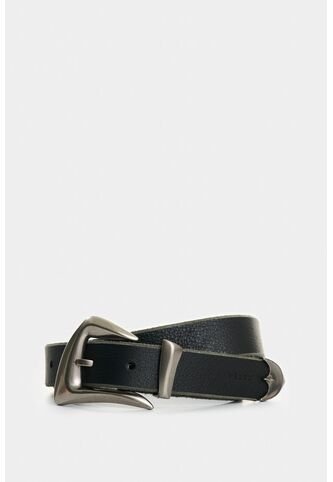 Cinturón Unifaz De Cuero Para Mujer Gael Cinturón Unifaz De Cuero Para Mujer Gael Negro M VÉLEZ Vélez
