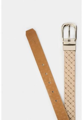 Cinturón Doble Faz De Cuero Para Mujer Thalassa Cinturón Doble Faz De Cuero Para Mujer Thalassa Arena M VÉLEZ