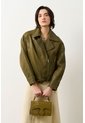 Chaqueta Biker En Cuero Quimera Para Mujer Chaqueta Biker En Cuero Quimera Para Mujer Verde Oliva XL VÉLEZ de Vélez