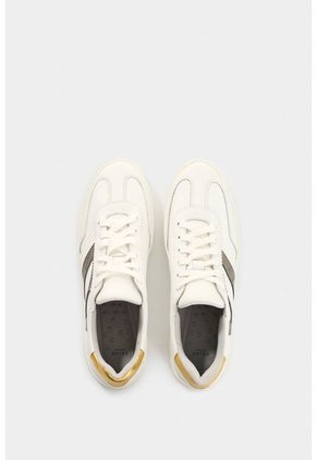 Tenis De Cuero Grabado Para Mujer Flair Tenis De Cuero Grabado Para Mujer Flair Blanco 35 VÉLEZ