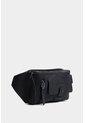 Riñonera Casual  Tacubade Cuero Vintage Negro Riñonera Casual  Tacubade Cuero Vintage Negro VÉLEZ de Vélez