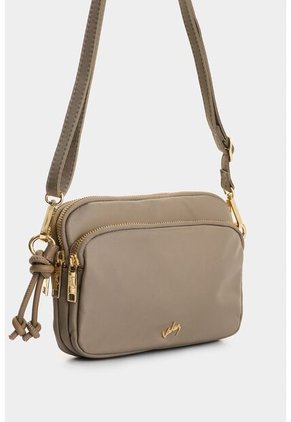 Manos Libres En Lona Y Cuero Para Mujer Tabata Manos Libres En Lona Y Cuero Para Mujer Tabata Gris VÉLEZ