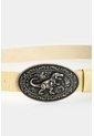 Cinturón Unifaz En Cuero Croco Para Hombre Dino Cinturón Unifaz En Cuero Croco Para Hombre Dino Amarillo 42 VÉLEZ de Vélez
