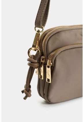 Manos Libres En Lona Y Cuero Para Mujer Tabata Manos Libres En Lona Y Cuero Para Mujer Tabata Gris VÉLEZ