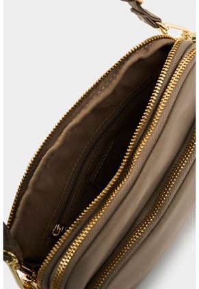 Manos Libres En Lona Y Cuero Para Mujer Tabata Manos Libres En Lona Y Cuero Para Mujer Tabata Gris VÉLEZ