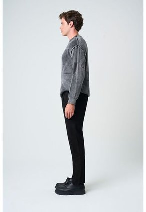 Pantalón Chino Cue De Gamuza River Para Hombre Silueta Holgada Pantalón Chino Cue De Gamuza River Para Hombre Silueta Holgada Negro 38 VÉLEZ