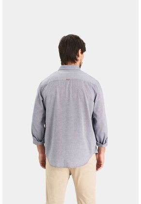 Camisa Oxford Manga Larga Calagua Para Hombre Semifitted Camisa Oxford Manga Larga Calagua Para Hombre Semifitted Azul Oscuro XXL VÉLEZ