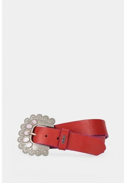 Cinturón Unifaz Mars De Cuero Para Mujer Hebilla Rústica Cinturón Unifaz Mars De Cuero Para Mujer Hebilla Rústica Naranja S Vélez