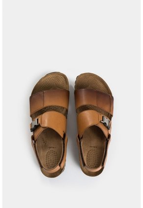 Sandalia Orcian 3 De Cuero Para Hombre Ajuste Al Tobillo Sandalia Orcian 3 De Cuero Para Hombre Ajuste Al Tobillo Miel 43 VÉLEZ