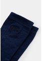 Calcetines Media Pierna Acanalado Para Hombre Calcetines Media Pierna Acanalado Para Hombre Azul Oscuro XS VÉLEZ de Vélez