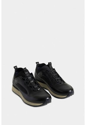 Tenis Neo 2 De Cuero Para Hombre Con Perforaciones Láser Tenis Neo 2 De Cuero Para Hombre Con Perforaciones Láser Negro 42 VÉLEZ
