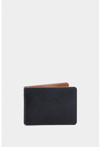 Porta Billetes Helios De Cuero Para Hombre Silueta Minimalista Porta Billetes Helios De Cuero Para Hombre Silueta Minimalista Azul Oscuro VÉLEZ Vélez
