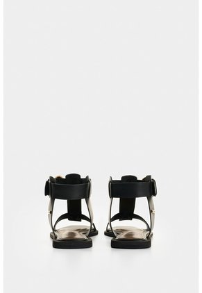 Sandalia Plana En Cuero Para Mujer Paracas Sandalia Plana En Cuero Para Mujer Paracas Negro 35 VÉLEZ
