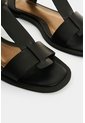 Sandalia Plana En Cuero Para Mujer Paracas Sandalia Plana En Cuero Para Mujer Paracas Negro 35 VÉLEZ de Vélez
