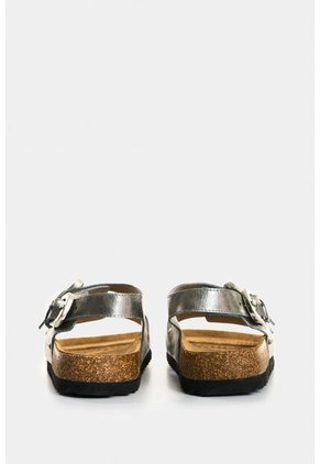 Sandalia Plana De Cuero Folia Para Mujer Cove Sandalia Plana De Cuero Folia Para Mujer Cove Grafito 38 VÉLEZ