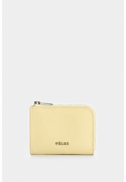 Porta Documentos Holy De Cuero Para Mujer Cremallera Porta Documentos Holy De Cuero Para Mujer Cremallera Amarillo VÉLEZ