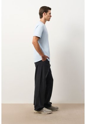 Camiseta Pacífico Manga Corta Para Hombre Semi-fitted Camiseta Pacífico Manga Corta Para Hombre Semi-fitted Azul Claro XXL VÉLEZ