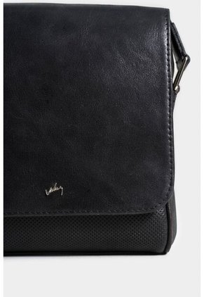 Manos Libres Remin 2 De Cuero Para Hombre Grabado Manos Libres Remin 2 De Cuero Para Hombre Grabado Negro VÉLEZ