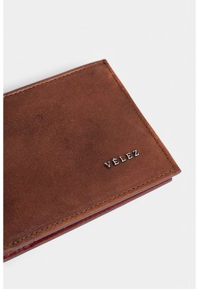 Billetera Ontario 3.0 De Cuero Para Hombre Detalle Contraste Billetera Ontario 3.0 De Cuero Para Hombre Detalle Contraste Miel VÉLEZ